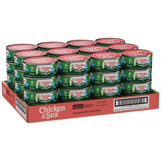 Chicken Of The Sea Chunk Light Tuna In Water, 48 x 5 oz Case - DOT product image 6