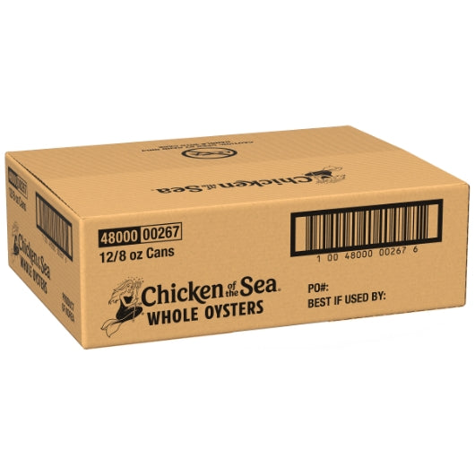 Chicken Of The Sea Whole Oysters, 12 x 8 oz Case - DOT product image 8