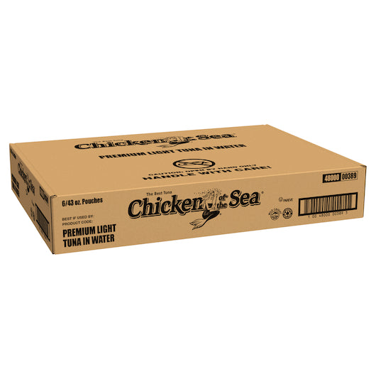 Chicken Of The Sea Tuna Premium Pouch, 6 x 43 oz Case - DOT product image 3