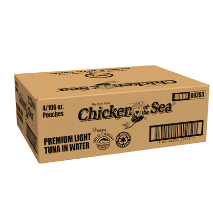 Chicken Of The Sea Premium Light Tuna Pouch, 4 x 106 oz Case - DOT product image 4