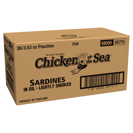 Chicken Of The Sea Sardines In Oil Pouch, 36 x 3.53 oz Case - DOT product image 8