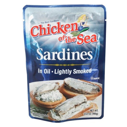 Chicken Of The Sea Sardines In Oil Pouch, 36 x 3.53 oz Case - Meat, Poultry & Seafood