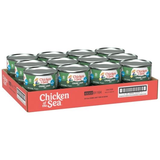 Chicken Of The Sea Chunk Light Tuna In Water, 24 x 12 oz Case - DOT product image 8