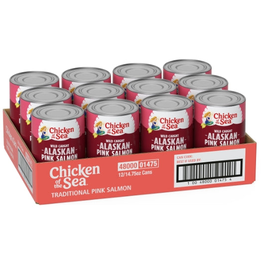 Chicken Of The Sea Traditional Pink Salmon, 12 x 14.75 oz Case - DOT product image 6