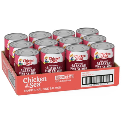 Chicken Of The Sea Traditional Pink Salmon, 12 x 14.75 oz Case - DOT product image 6