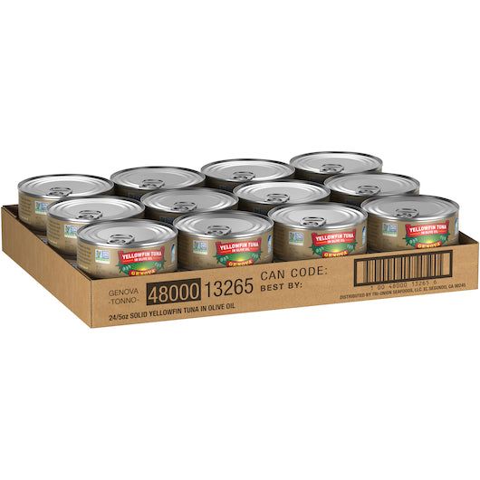 Genova Yellowfin Tuna In Olive Oil, 24 x 5 oz Case - DOT product image 8