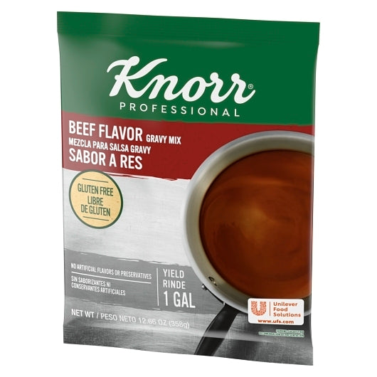 Knorr Beef Flavor Gravy Mix, 6 x 12.6 fl oz Case - DOT product image 2