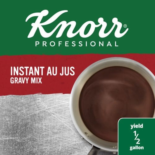 Knorr Au Jus Gravy Instant Soup Base Packets, 12 x 3.7 oz Case - Prepared Foods