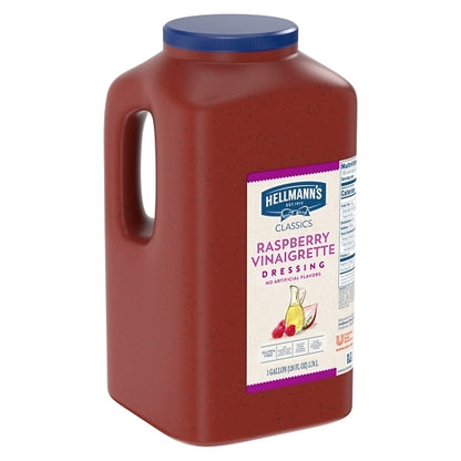 Hellmann's Raspberry Vinaigrette Dressing Bulk, 4 x 1 GA Case - Alternate product angle or state