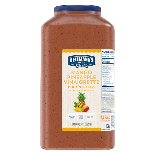 Hellmann's Mango Pineapple Vinaigrette Dressing Bulk, 4 x 1 GA Case - DOT product image 2