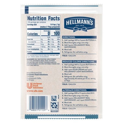 Hellmann's Country Buttermilk Dry Mix Dressing Mix, 18 x 3.12 oz Case - DOT product image 5