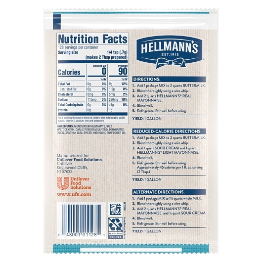 Hellmann's Italian Dry Mix Dressing Mix, 12 x 9.2 oz Case - DOT product image 4