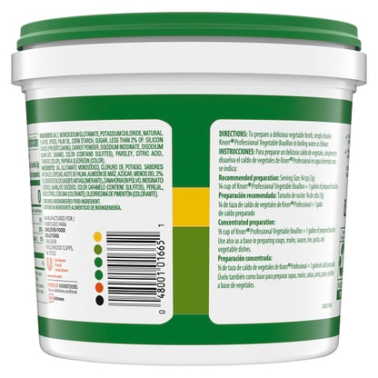 Knorr Side Meal Caldo De Vegetables, 4 x 4.4 lb Case - DOT product image 8