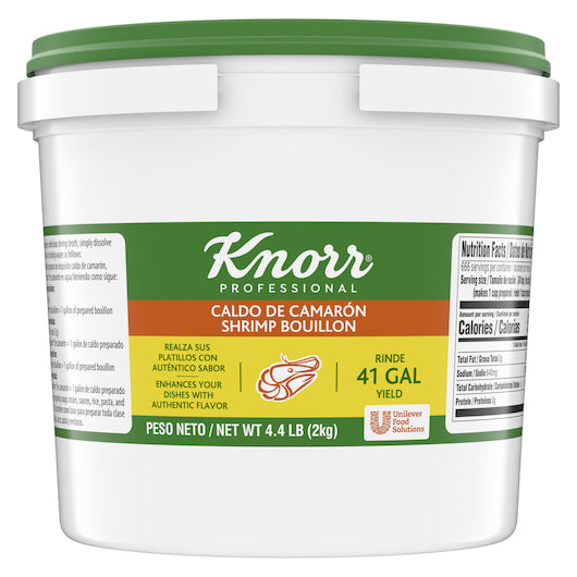Knorr Caldo de Camaron Shrimp Base/Bouillon, 4 x 4.4 lb Case - Meat, Poultry & Seafood