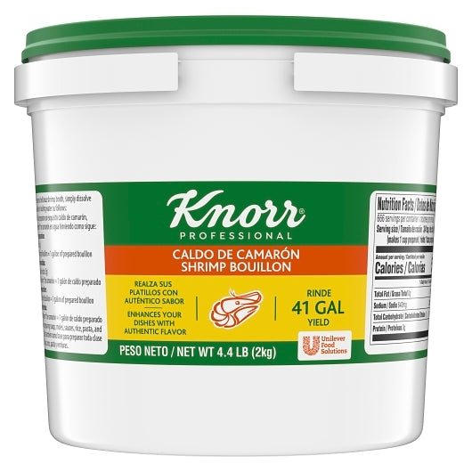 Knorr Caldo de Camaron Shrimp Base/Bouillon, 4 x 4.4 lb Case - DOT product image 3