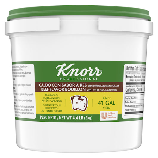 Knorr Caldo De Caldo Con Sabor De Res Beef Base/Bouillon, 4 x 4.4 lb Case - DOT product image 3