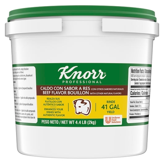 Knorr Caldo De Caldo Con Sabor De Res Beef Base/Bouillon, 4 x 4.4 lb Case - DOT product image 4