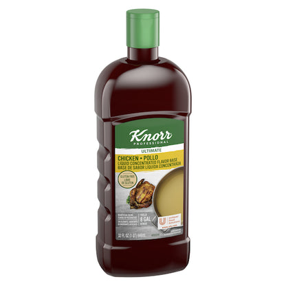 Knorr Professional Gluten Free, Liquid, Concentrated Chicken Flavor, 4 x 32 fl oz Case - DOT product image 4