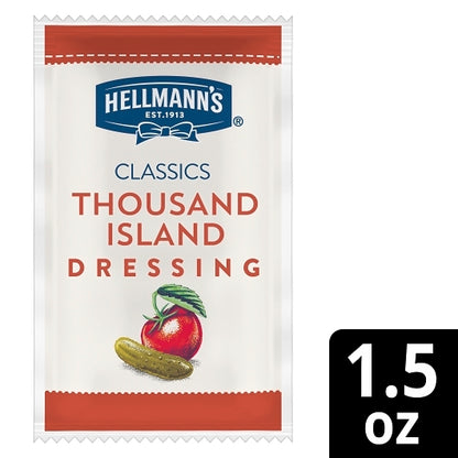 Hellmann's Classics Thousand Island Salad Dressing Single Serve, 102 x 1.5 oz Case - DOT product image 4