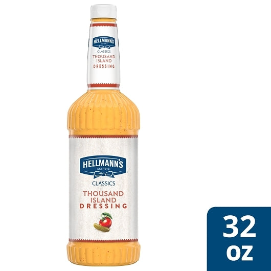 Hellmanns Thousand Island Classics Thousand Island Salad Bar Dressing Bottle, 6 x 32 oz Case - DOT product image 4