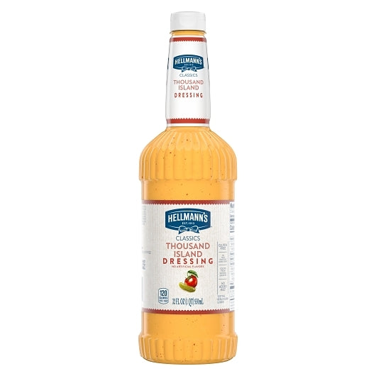 Hellmanns Thousand Island Classics Thousand Island Salad Bar Dressing Bottle, 6 x 32 oz Case - DOT product image 2