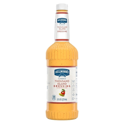 Hellmanns Thousand Island Classics Thousand Island Salad Bar Dressing Bottle, 6 x 32 oz Case - DOT product image 2