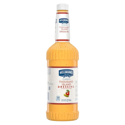 Hellmanns Thousand Island Classics Thousand Island Salad Bar Dressing Bottle, 6 x 32 oz Case - DOT product image 6