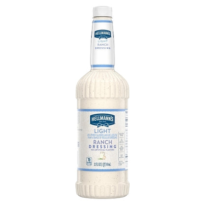Hellmanns Blue Ribbon Classics Light Ranch Salad Bar Dressing Bottle, 6 x 32 oz Case - DOT product image 4