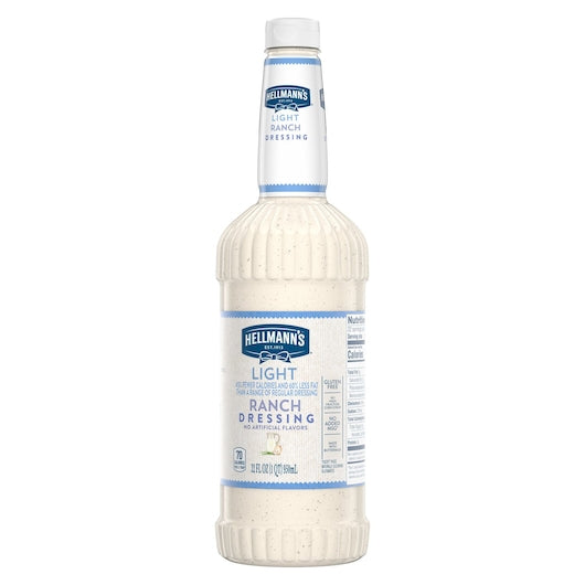Hellmanns Blue Ribbon Classics Light Ranch Salad Bar Dressing Bottle, 6 x 32 oz Case - DOT product image 7