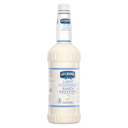 Hellmanns Blue Ribbon Classics Light Ranch Salad Bar Dressing Bottle, 6 x 32 oz Case - DOT product image 8