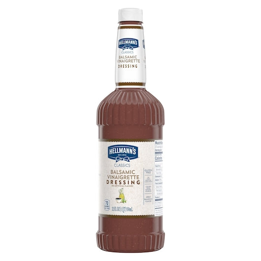 Hellmanns Balsamic Vinaigrette Classics Balsamic Vinaigrette Salad Bar Dressing Bottle, 6 x 32 oz Case - DOT product image 6