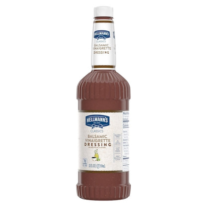 Hellmanns Balsamic Vinaigrette Classics Balsamic Vinaigrette Salad Bar Dressing Bottle, 6 x 32 oz Case - DOT product image 6