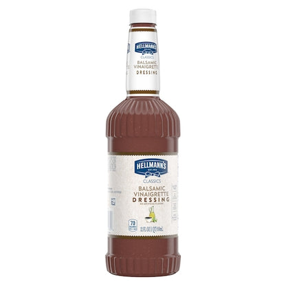 Hellmanns Balsamic Vinaigrette Classics Balsamic Vinaigrette Salad Bar Dressing Bottle, 6 x 32 oz Case - DOT product image 7