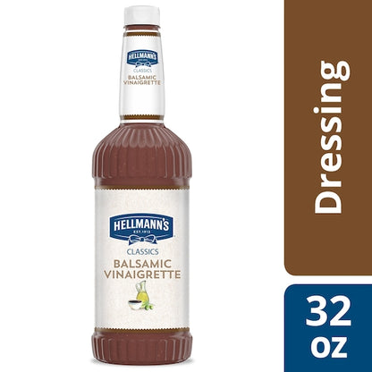Hellmanns Balsamic Vinaigrette Classics Balsamic Vinaigrette Salad Bar Dressing Bottle, 6 x 32 oz Case - DOT product image 2