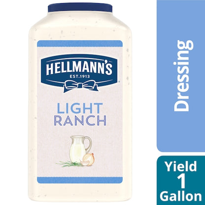 Hellmanns Light Ranch Dressing Bulk, 4 x 1 GA Case - DOT product image 2