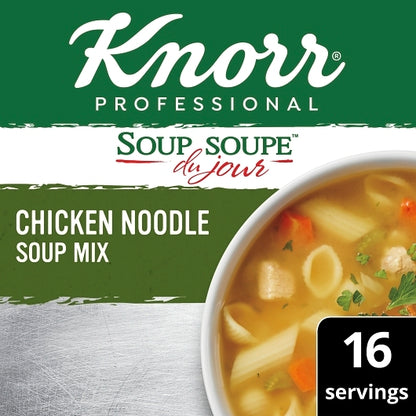 Knorr Soup Du Jour Chicken Noodle Mix, 4 x 13.3 oz Case - DOT product image 3