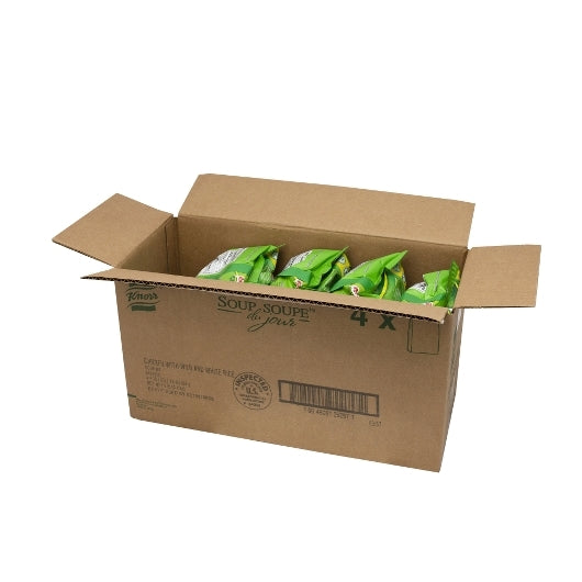 Knorr Soup Du Jour Chicken With Wild And White Rice Mix, 4 x 30.2 oz Case - DOT product image 7