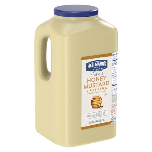 Hellmans Honey Mustard Classic Honey Mustard Dressing Bulk, 4 x 1 GA Case - DOT product image 5