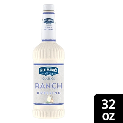 Hellmann's Classics Creamy Ranch Salad Bar Dressing Bottle, 6 x 32 oz Case - DOT product image 4