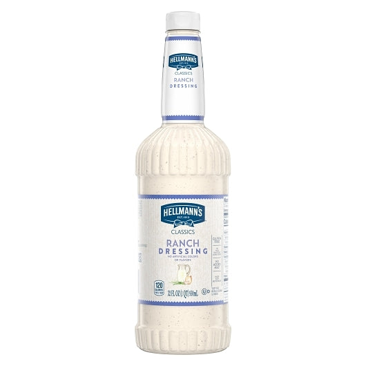 Hellmann's Classics Creamy Ranch Salad Bar Dressing Bottle, 6 x 32 oz Case - DOT product image 3