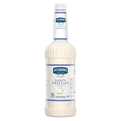 Hellmann's Classics Creamy Ranch Salad Bar Dressing Bottle, 6 x 32 oz Case - DOT product image 3