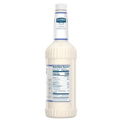 Hellmann's Classics Creamy Ranch Salad Bar Dressing Bottle, 6 x 32 oz Case - DOT product image 7