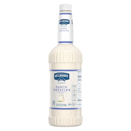 Hellmann's Classics Creamy Ranch Salad Bar Dressing Bottle, 6 x 32 oz Case - DOT product image 5