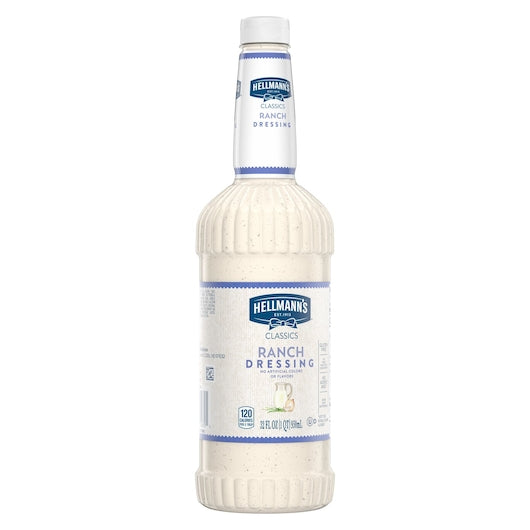 Hellmann's Classics Creamy Ranch Salad Bar Dressing Bottle, 6 x 32 oz Case - DOT product image 6