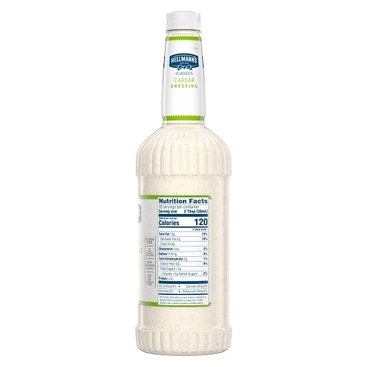 Hellmann's Classics Caesar Salad Bar Dressing Bottle, 6 x 32 oz Case - DOT product image 4