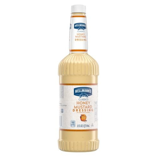 Hellmanns Blue Ribbon Classics Honey Mustard Salad Bar Dressing Bottle, 6 x 32 oz Case - DOT product image 6
