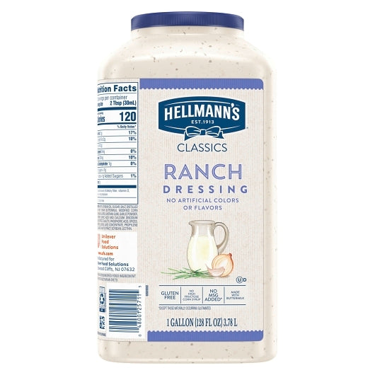 Hellmann's Creamy Ranch Dressing Bulk, 4 x 1 GA Case - DOT product image 3