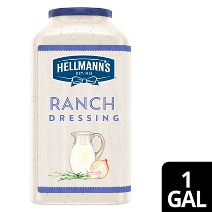 Hellmann's Creamy Ranch Dressing Bulk, 4 x 1 GA Case - Condiments & Sauces