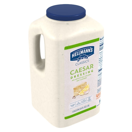 Hellmann's Classic Creamy Caesar Dressing Bulk, 4 x 1 GA Case - Alternate product angle or state