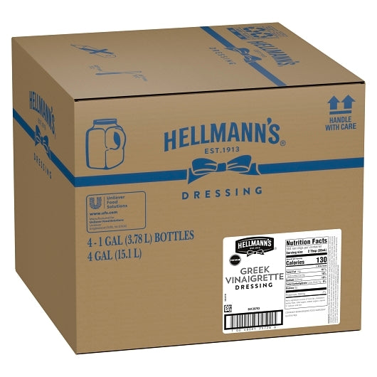 Hellmann's Greek Vinaigrette Dressing Bulk, 4 x 1 GA Case - DOT product image 7